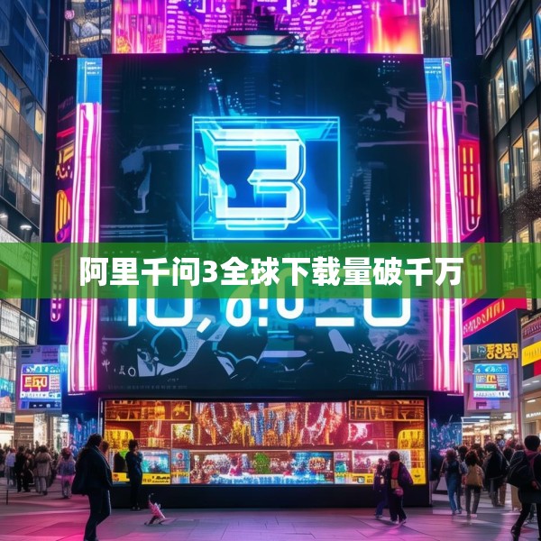 阿里千问3全球下载量破千万