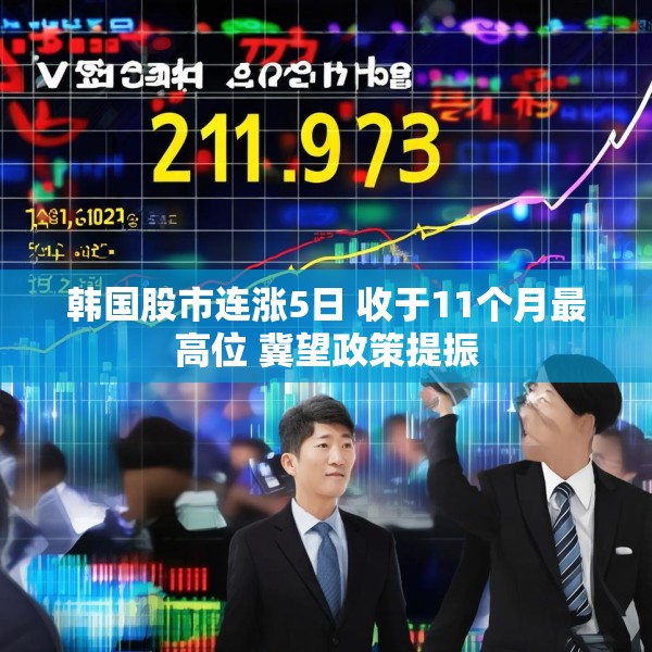 韩国股市连涨5日 收于11个月最高位 冀望政策提振