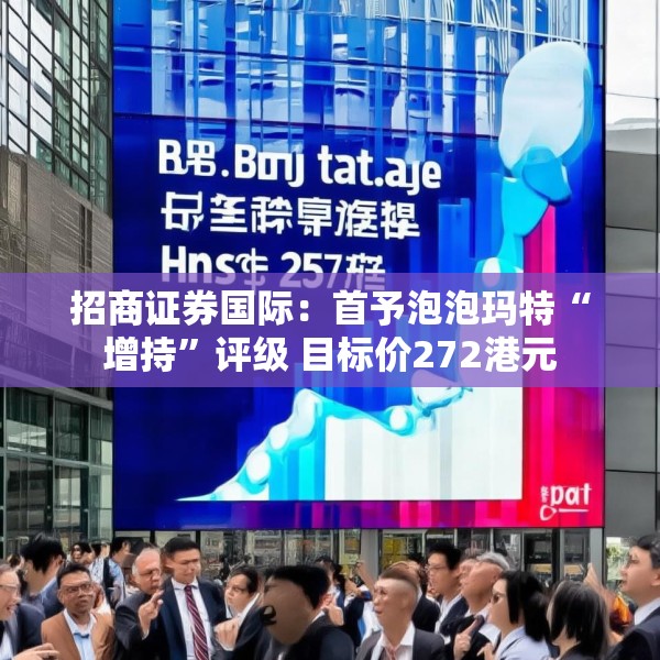 招商证券国际：首予泡泡玛特“增持”评级 目标价272港元