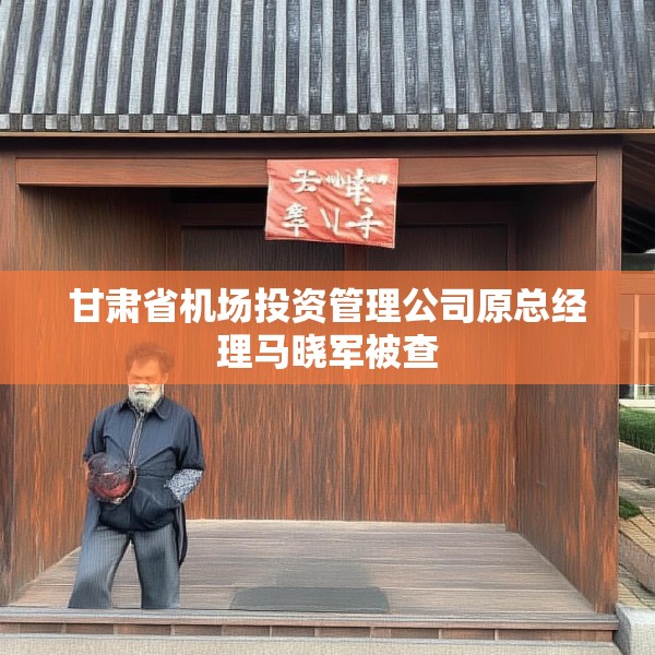 甘肃省机场投资管理公司原总经理马晓军被查