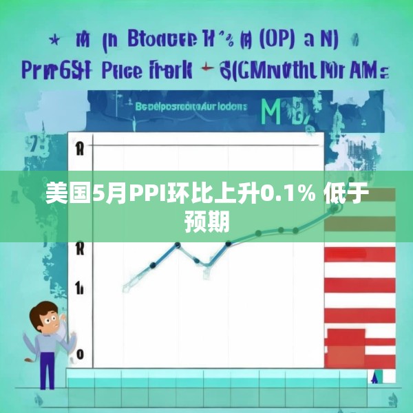 美国5月PPI环比上升0.1% 低于预期