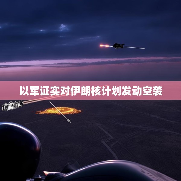 以军证实对伊朗核计划发动空袭
