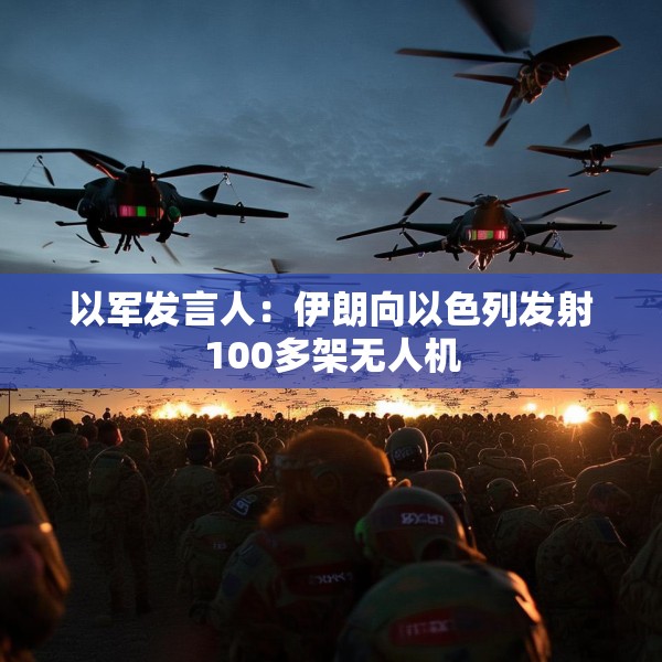 以军发言人：伊朗向以色列发射100多架无人机