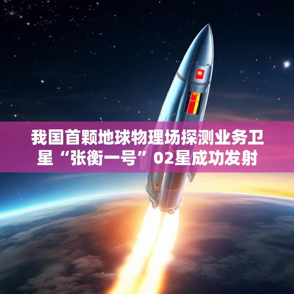 我国首颗地球物理场探测业务卫星“张衡一号”02星成功发射