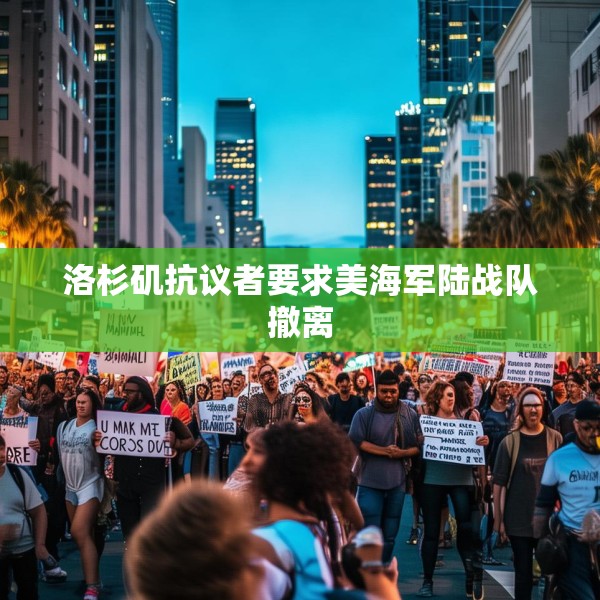 洛杉矶抗议者要求美海军陆战队撤离