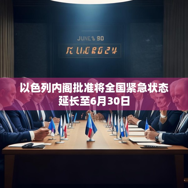 以色列内阁批准将全国紧急状态延长至6月30日