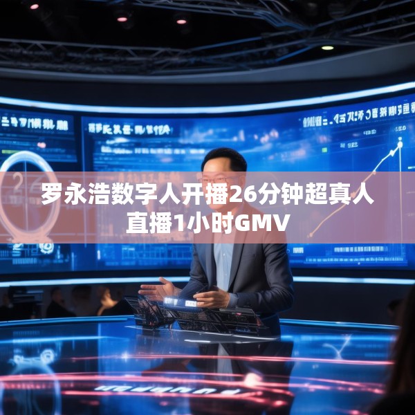罗永浩数字人开播26分钟超真人直播1小时GMV