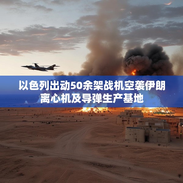 以色列出动50余架战机空袭伊朗离心机及导弹生产基地