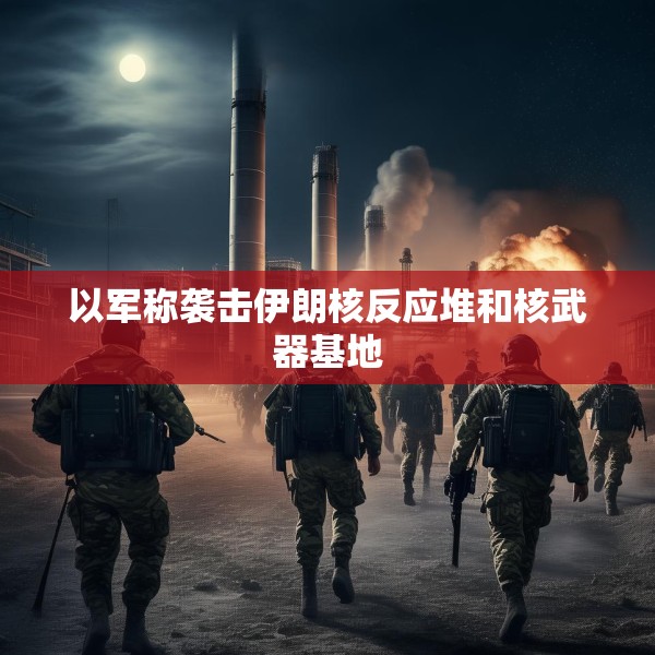 以军称袭击伊朗核反应堆和核武器基地