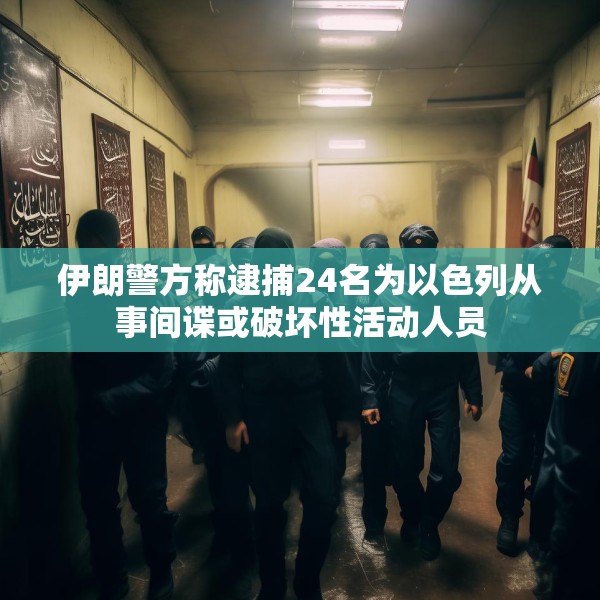 伊朗警方称逮捕24名为以色列从事间谍或破坏性活动人员