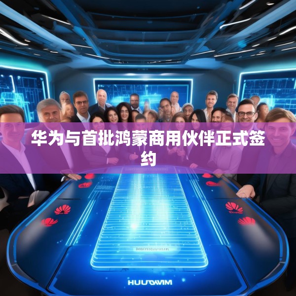 华为与首批鸿蒙商用伙伴正式签约