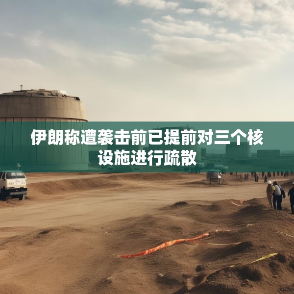 伊朗称遭袭击前已提前对三个核设施进行疏散