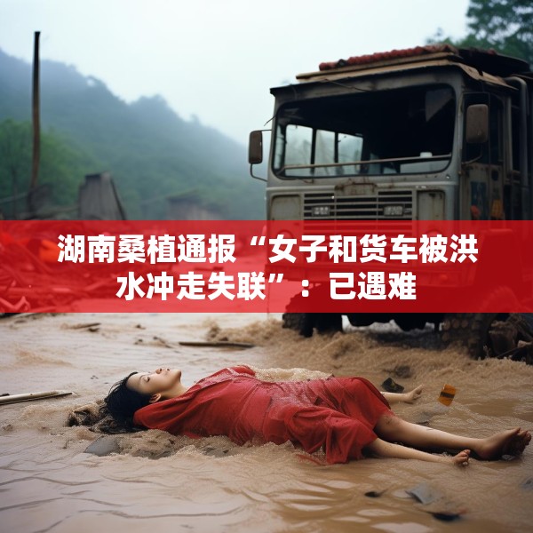 湖南桑植通报“女子和货车被洪水冲走失联”：已遇难