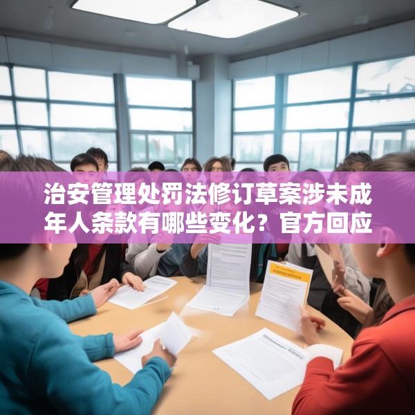 治安管理处罚法修订草案涉未成年人条款有哪些变化？官方回应