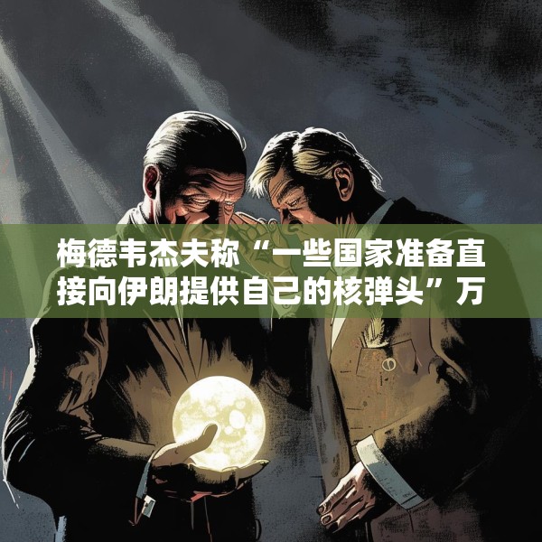 梅德韦杰夫称“一些国家准备直接向伊朗提供自己的核弹头”万斯回应