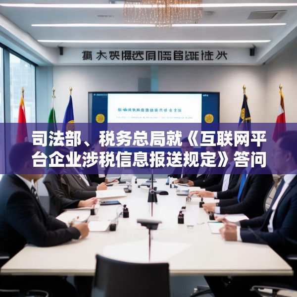 司法部、税务总局就《互联网平台企业涉税信息报送规定》答问