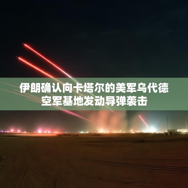 伊朗确认向卡塔尔的美军乌代德空军基地发动导弹袭击