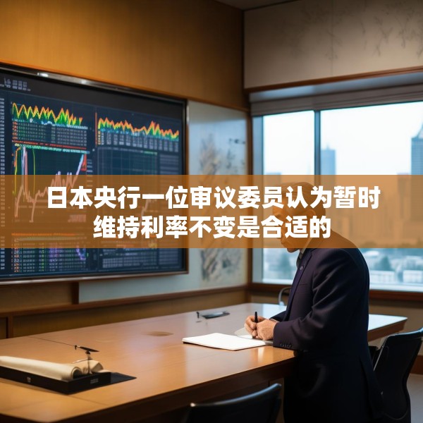 日本央行一位审议委员认为暂时维持利率不变是合适的