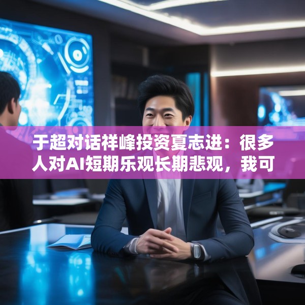 于超对话祥峰投资夏志进：很多人对AI短期乐观长期悲观，我可能相反