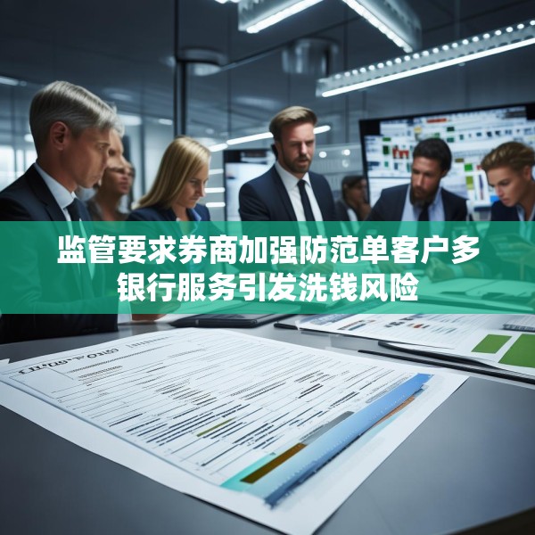 监管要求券商加强防范单客户多银行服务引发洗钱风险