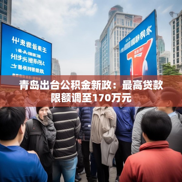 青岛出台公积金新政：最高贷款限额调至170万元