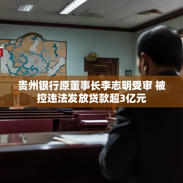贵州银行原董事长李志明受审 被控违法发放贷款超3亿元