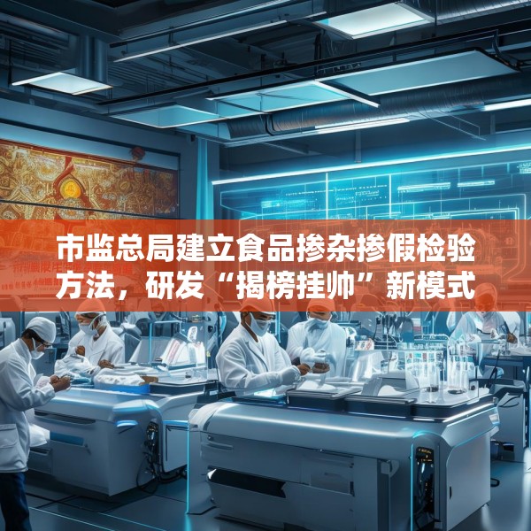 市监总局建立食品掺杂掺假检验方法，研发“揭榜挂帅”新模式