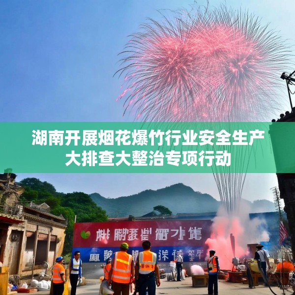 湖南开展烟花爆竹行业安全生产大排查大整治专项行动