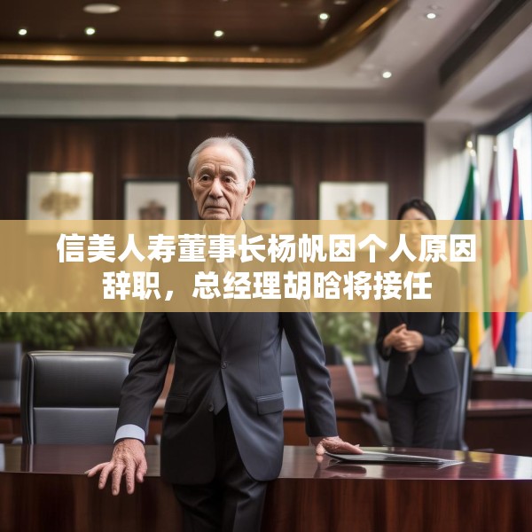 信美人寿董事长杨帆因个人原因辞职，总经理胡晗将接任