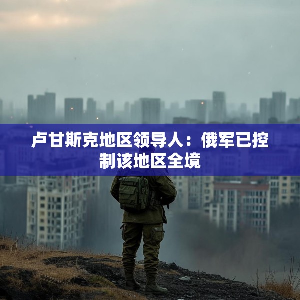 卢甘斯克地区领导人：俄军已控制该地区全境