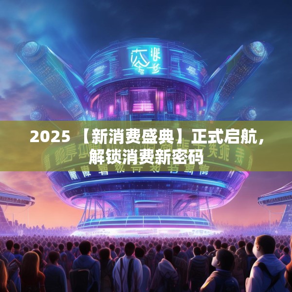2025 【新消费盛典】正式启航，解锁消费新密码