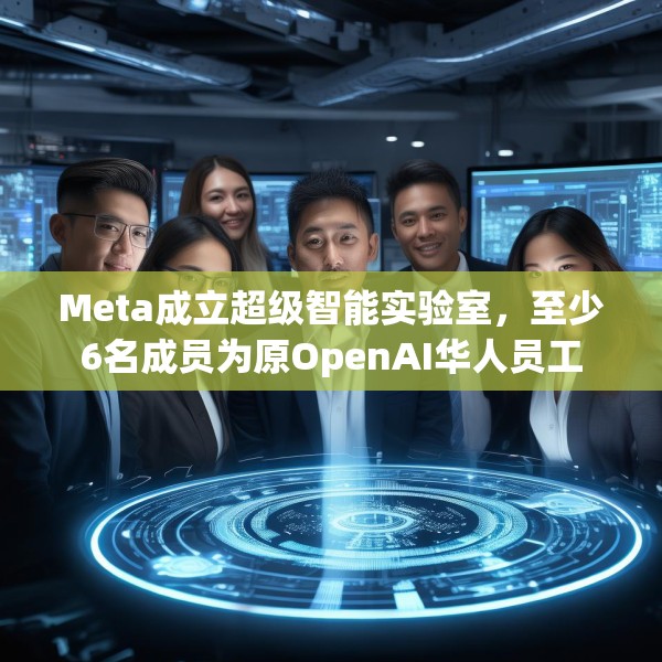 Meta成立超级智能实验室，至少6名成员为原OpenAI华人员工