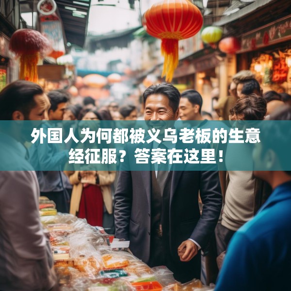 外国人为何都被义乌老板的生意经征服？答案在这里！