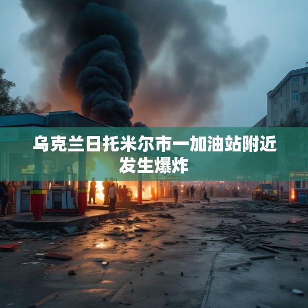 乌克兰日托米尔市一加油站附近发生爆炸