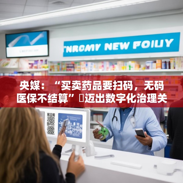 央媒：“买卖药品要扫码，无码医保不结算”​迈出数字化治理关键一步