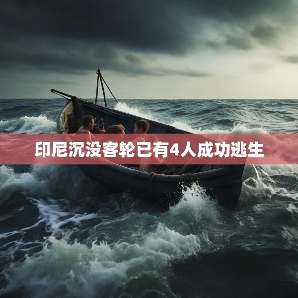 印尼沉没客轮已有4人成功逃生