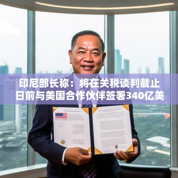 印尼部长称：将在关税谈判截止日前与美国合作伙伴签署340亿美元协议