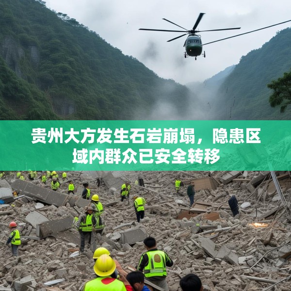 贵州大方发生石岩崩塌，隐患区域内群众已安全转移