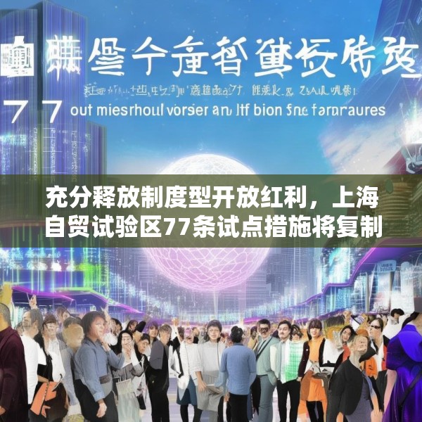 充分释放制度型开放红利，上海自贸试验区77条试点措施将复制推广