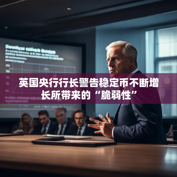 英国央行行长警告稳定币不断增长所带来的“脆弱性”