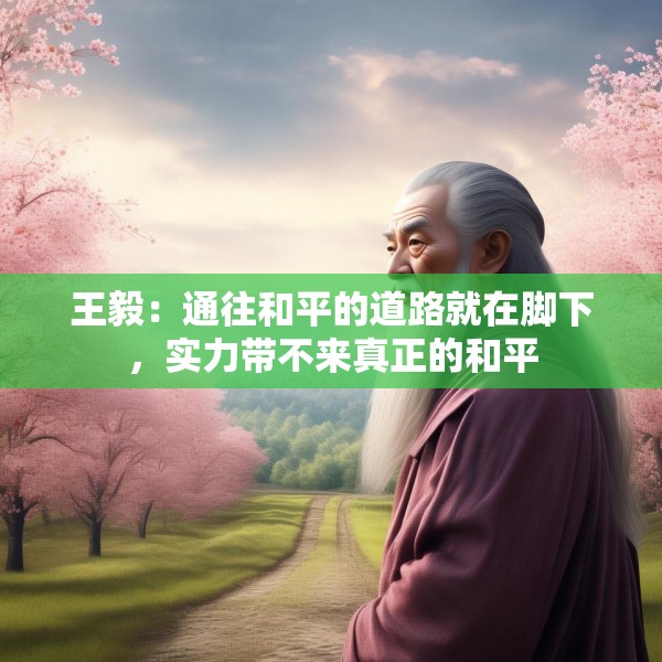 王毅：通往和平的道路就在脚下，实力带不来真正的和平