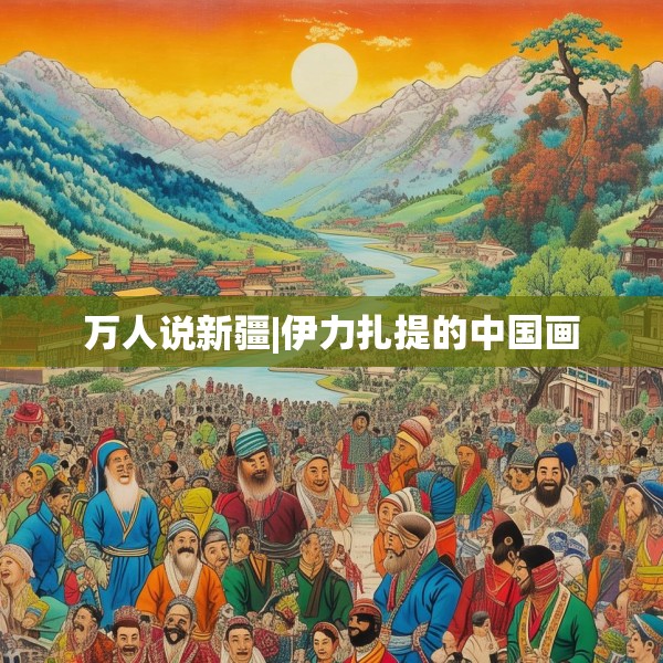 万人说新疆|伊力扎提的中国画