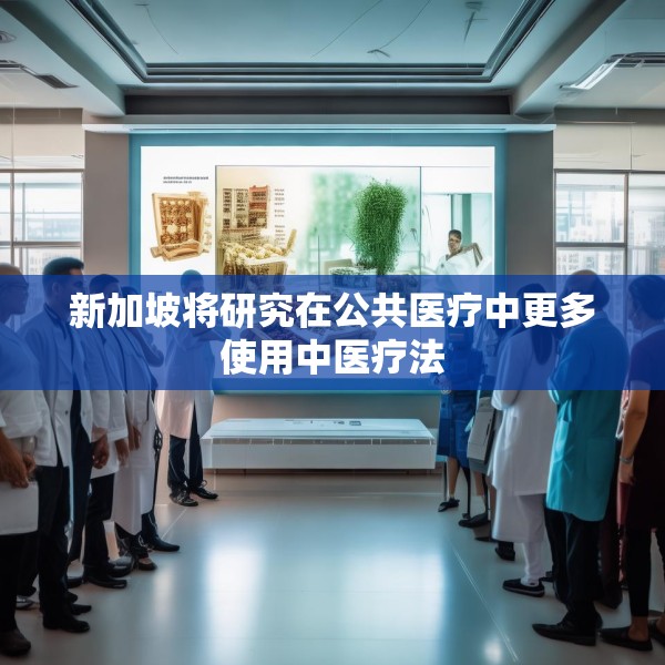 新加坡将研究在公共医疗中更多使用中医疗法