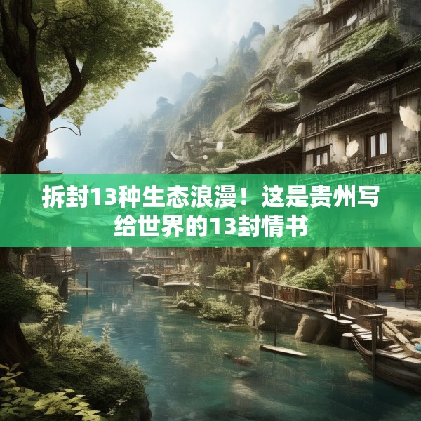 拆封13种生态浪漫！这是贵州写给世界的13封情书