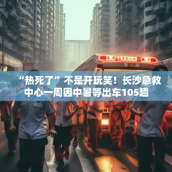 “热死了”不是开玩笑！长沙急救中心一周因中暑等出车105趟