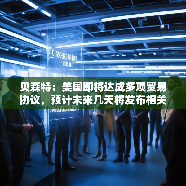 贝森特：美国即将达成多项贸易协议，预计未来几天将发布相关公告