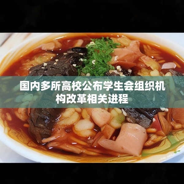 国内多所高校公布学生会组织机构改革相关进程