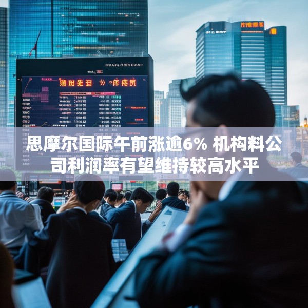 思摩尔国际午前涨逾6% 机构料公司利润率有望维持较高水平
