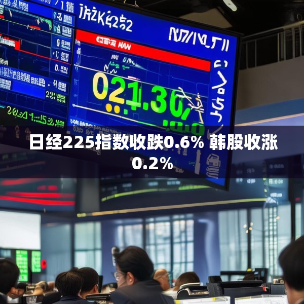 日经225指数收跌0.6% 韩股收涨0.2%