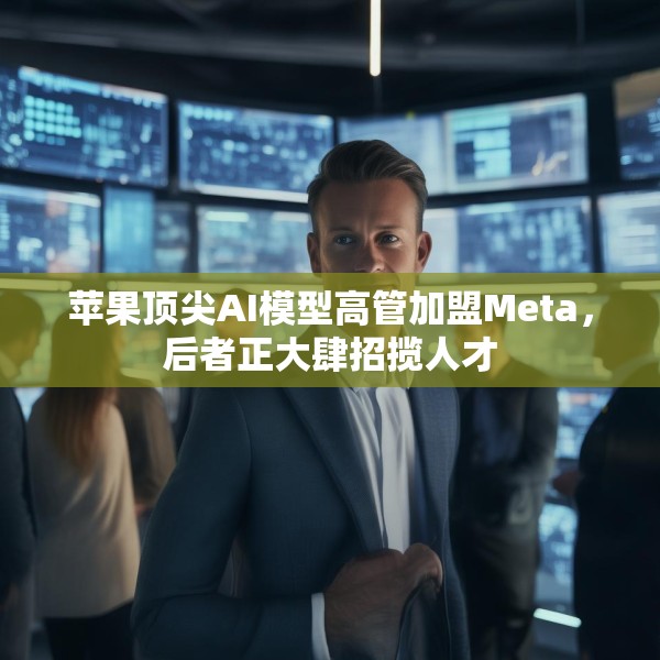 苹果顶尖AI模型高管加盟Meta，后者正大肆招揽人才